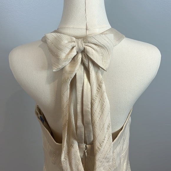 Marc Bouwer Gold Silk Evening Gown - Picture 11 of 17